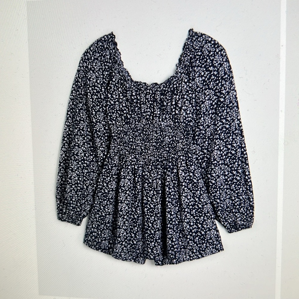 Hollister Navy Floral Romper - Picture 2 of 10